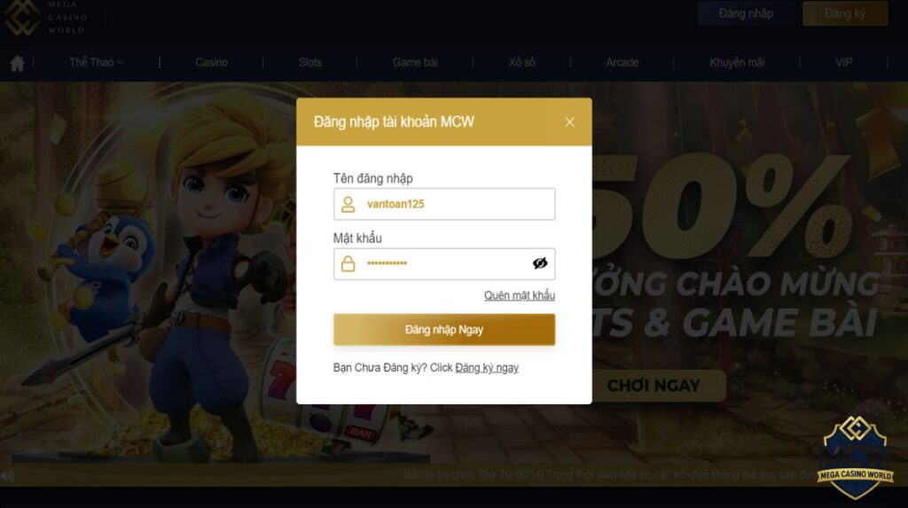 Hướng dẫn cách đăng nhập MCW chi tiết