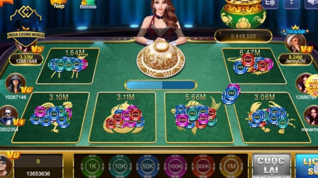 Hướng Dẫn Chơi Bầu Cua Cá Cọp Online