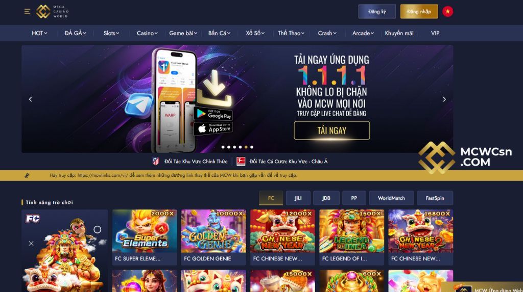 Giới Thiệu Tổng Quan Về Nhà Cái MCW Casino